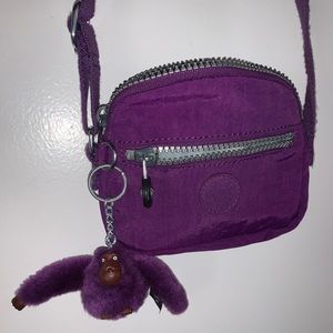 Purple Kipling Crossbody purse